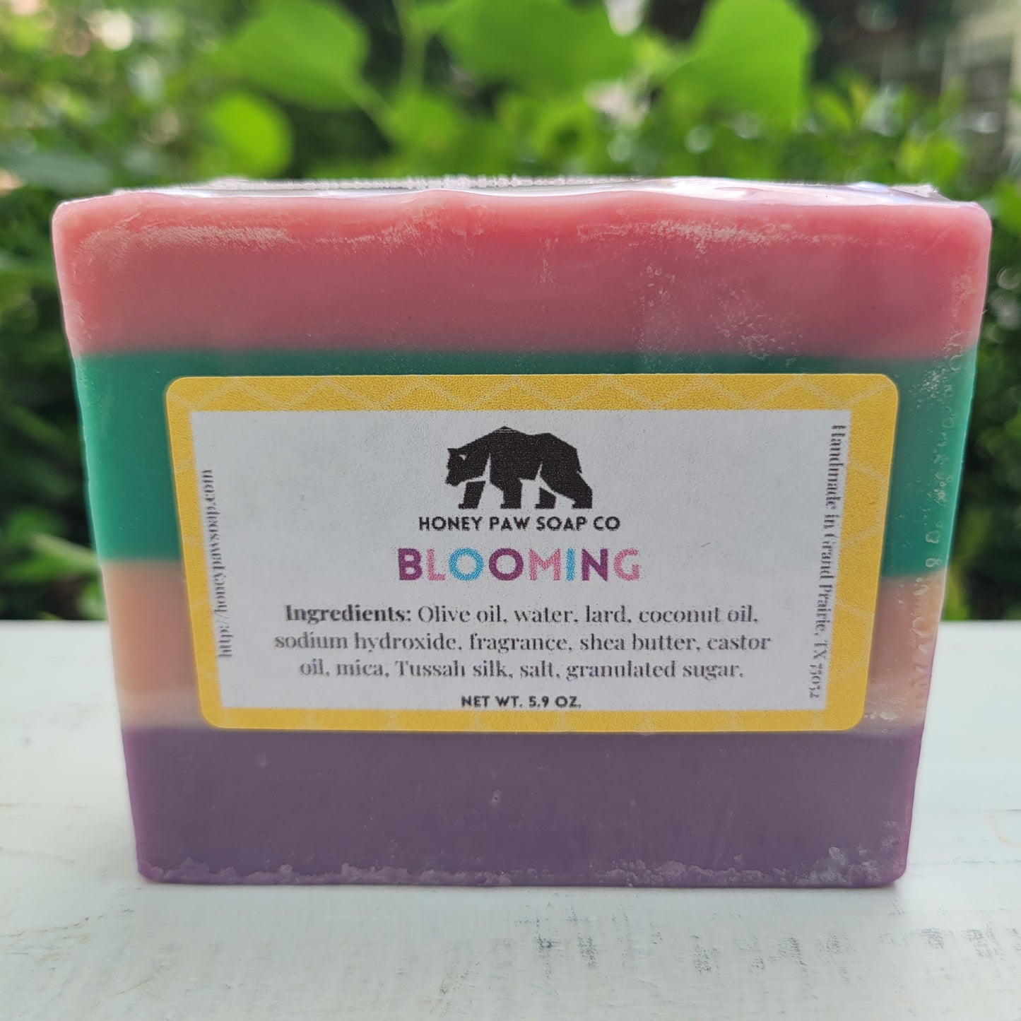 Blooming soap