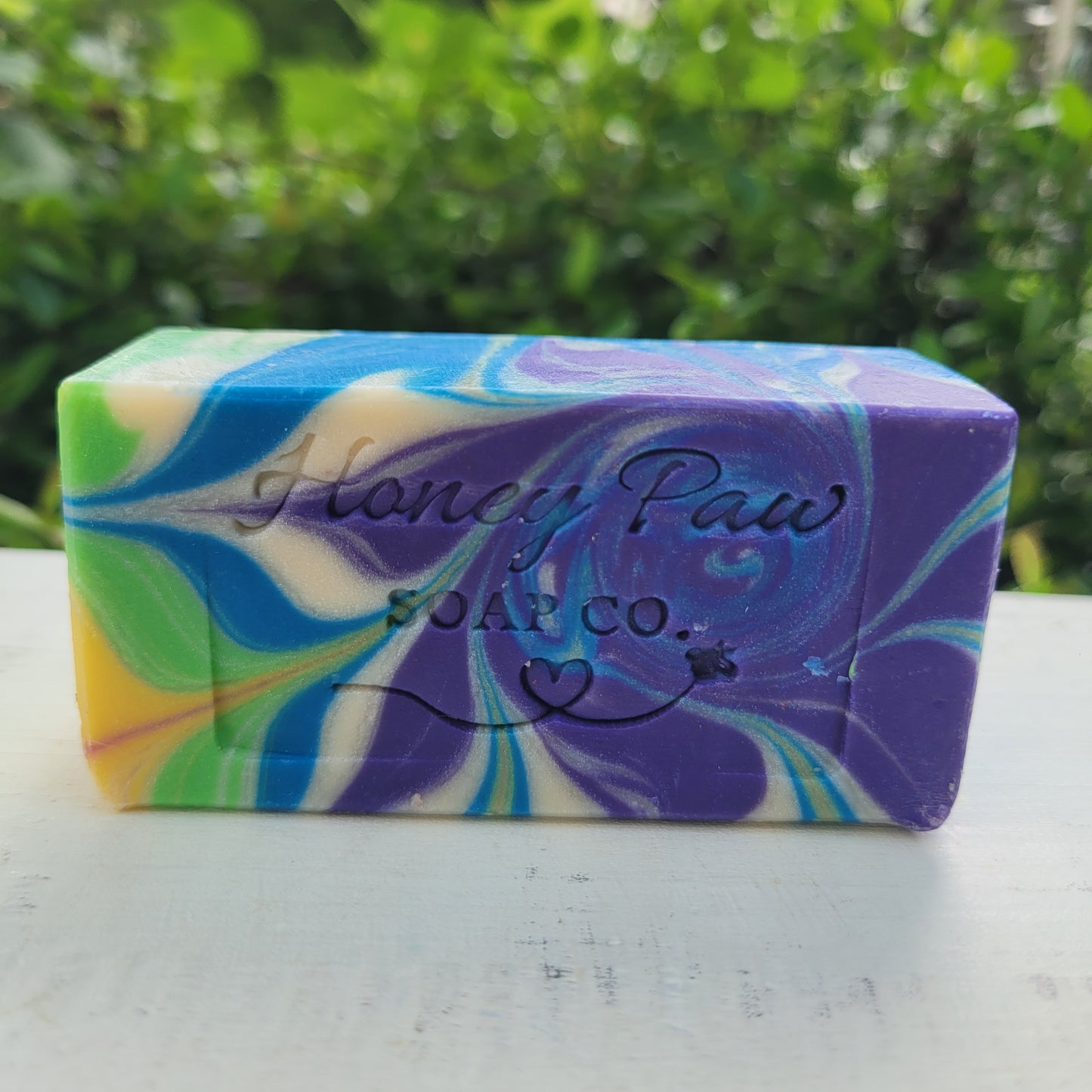 Rainbow Burst soap