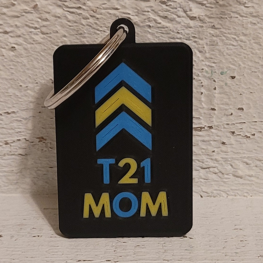 T21 Mom – Down Syndrome Awareness Keychain
