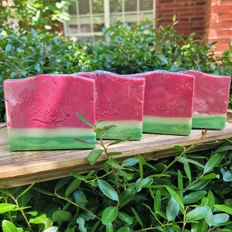 Summer Picnic - watermelon soap