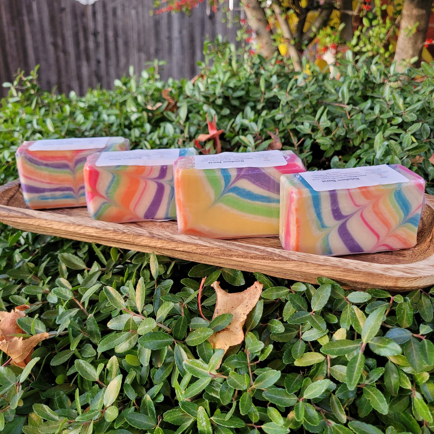 Rainbow Burst soap