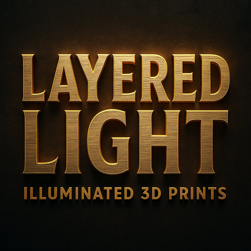 Layered Light: Illuminated 3D Prints