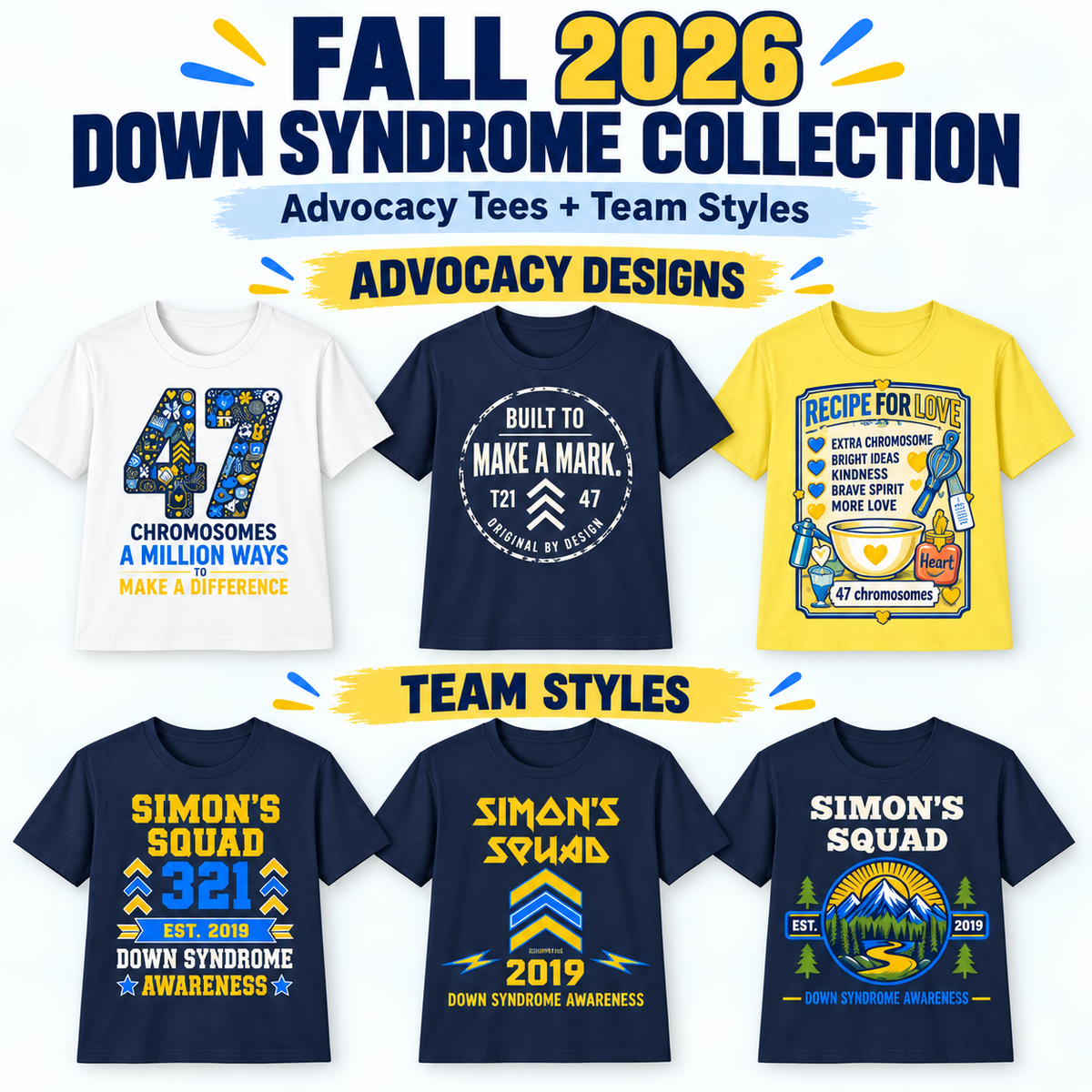 Fall 2026 Down Syndrome Awareness Collection