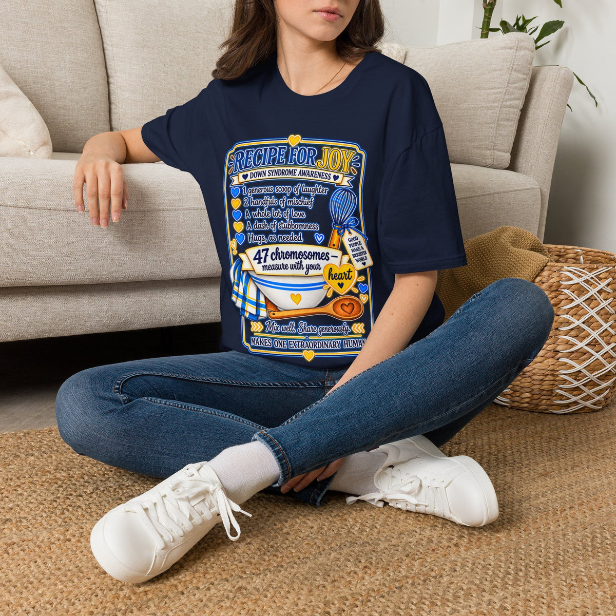 Recipe for Joy Down Syndrome Awareness Shirt