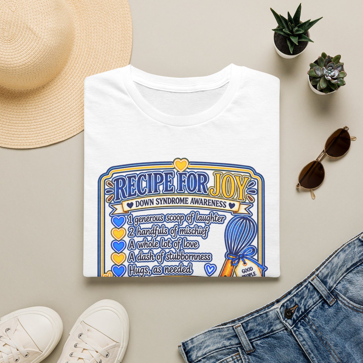 Recipe for Joy Down Syndrome Awareness Shirt