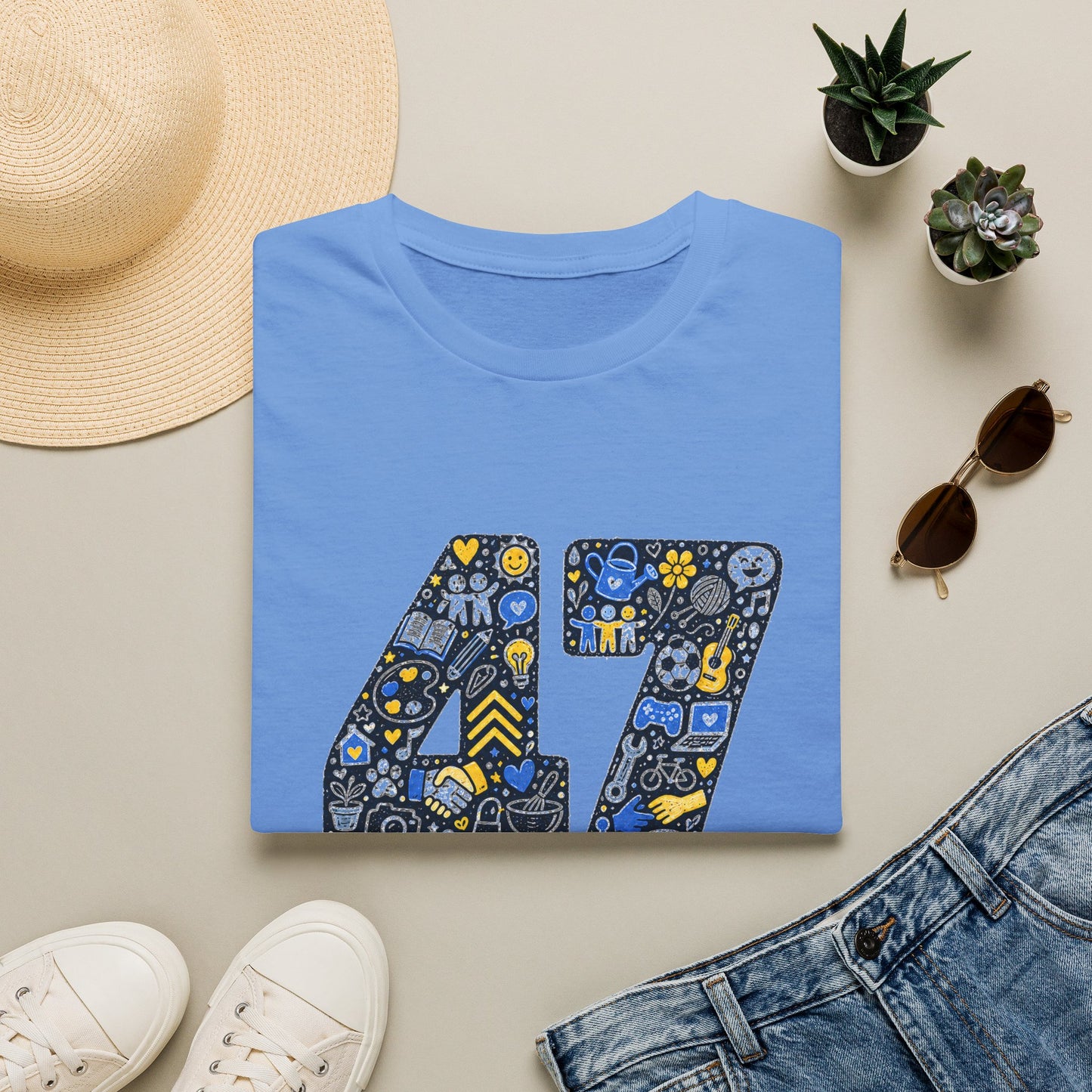 Down Syndrome Awareness Shirt – 47 Chromosomes, A Million Ways Tee