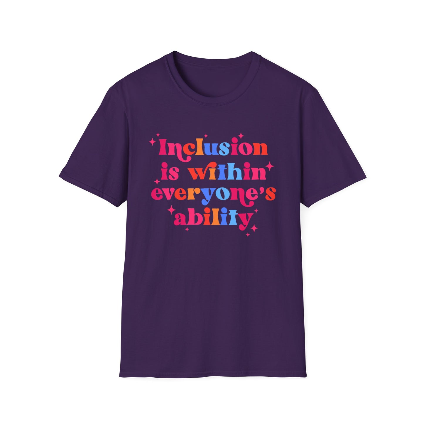 "Inclusion Is Within Everyone’s Ability" T-Shirt — Disability Awareness Tee