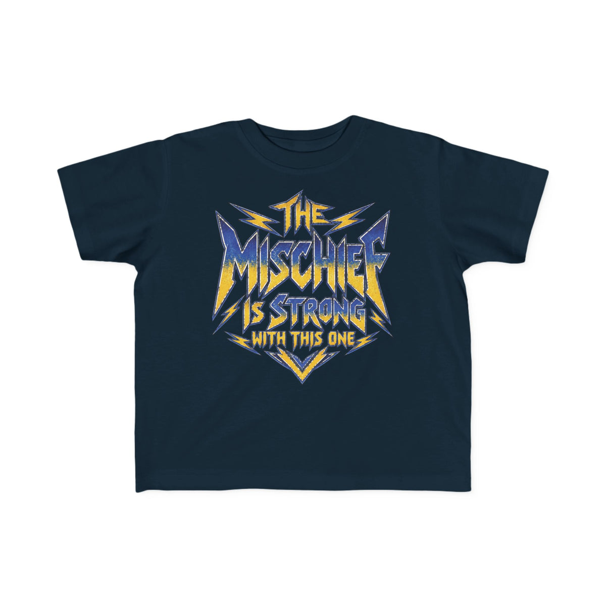The Mischief Is Strong With This One Toddler Tee – Heavy Metal Kids Shirt