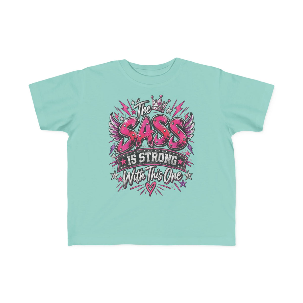 The Sass Is Strong With This One Toddler Tee – Rocker Kids Shirt