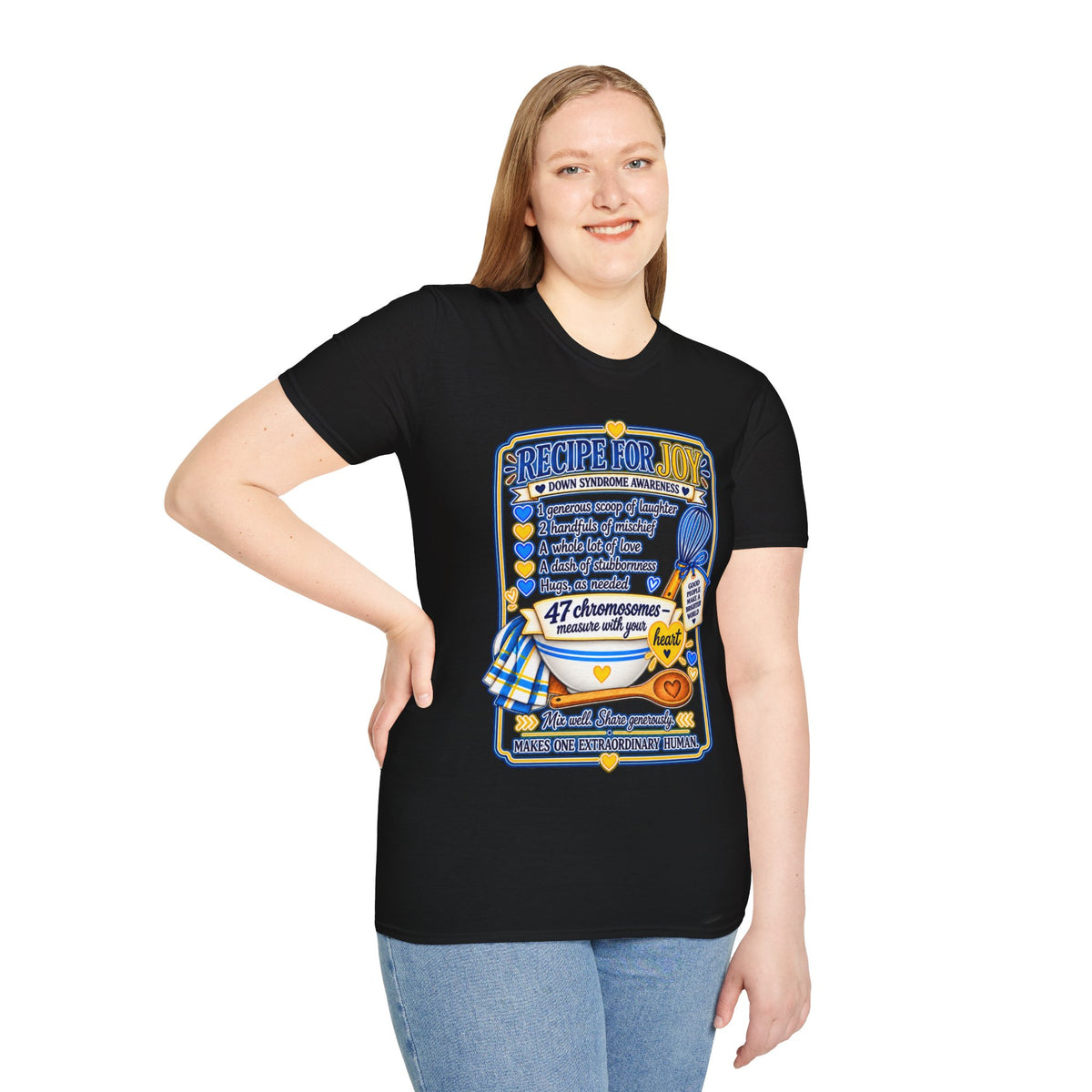 Recipe for Joy Down Syndrome Awareness Shirt