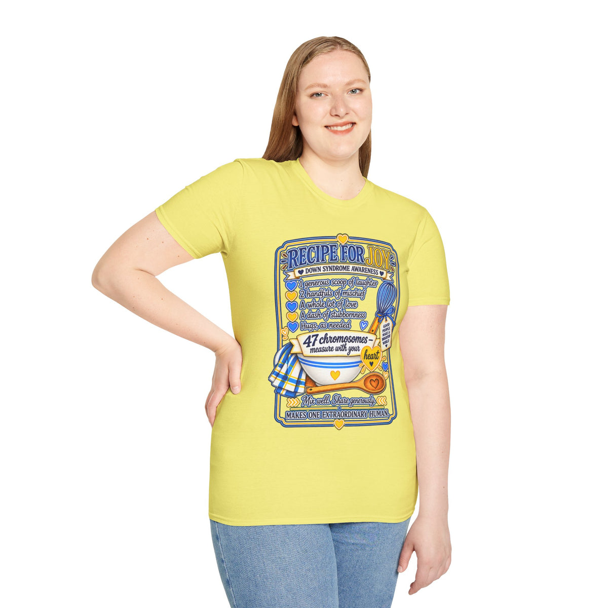 Recipe for Joy Down Syndrome Awareness Shirt