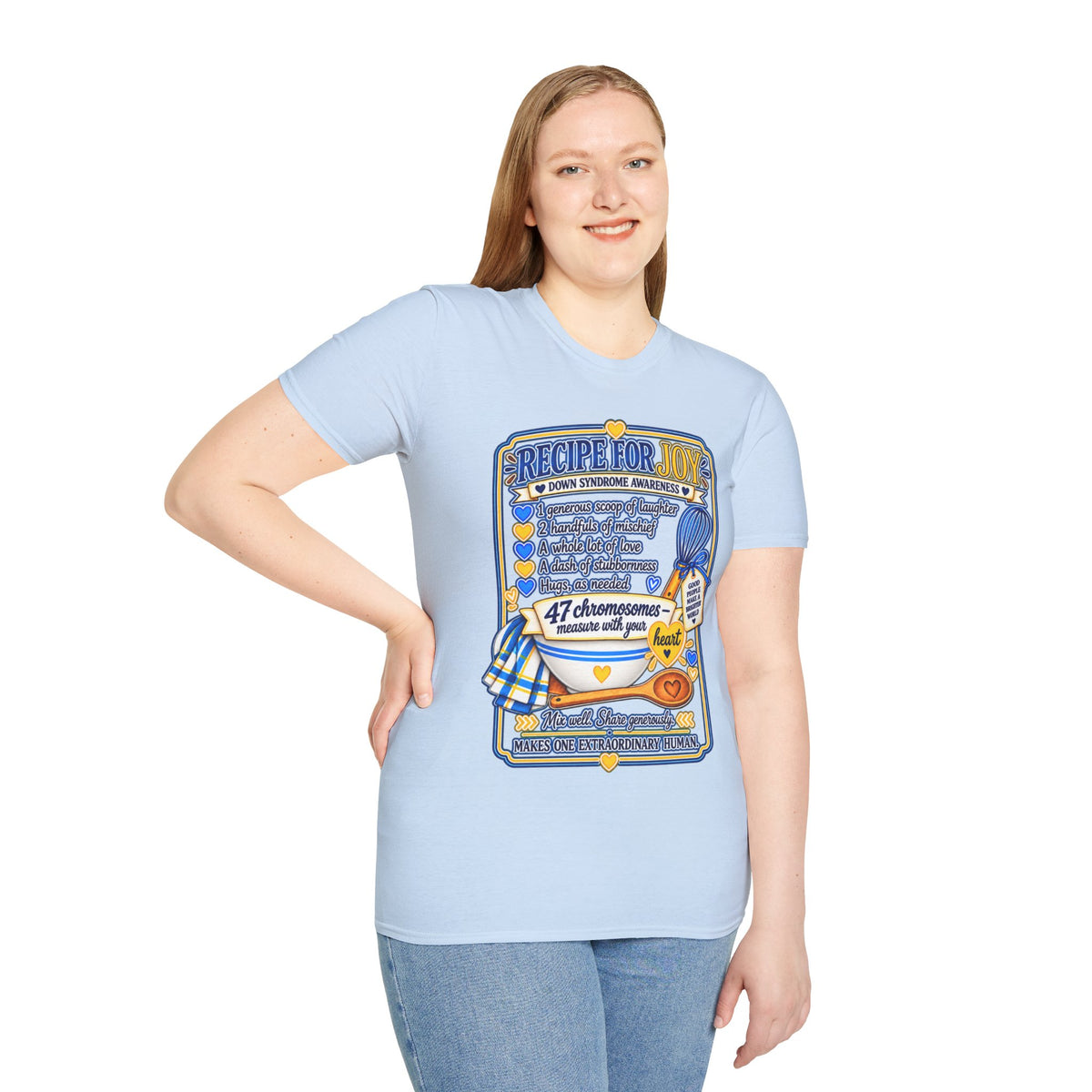 Recipe for Joy Down Syndrome Awareness Shirt