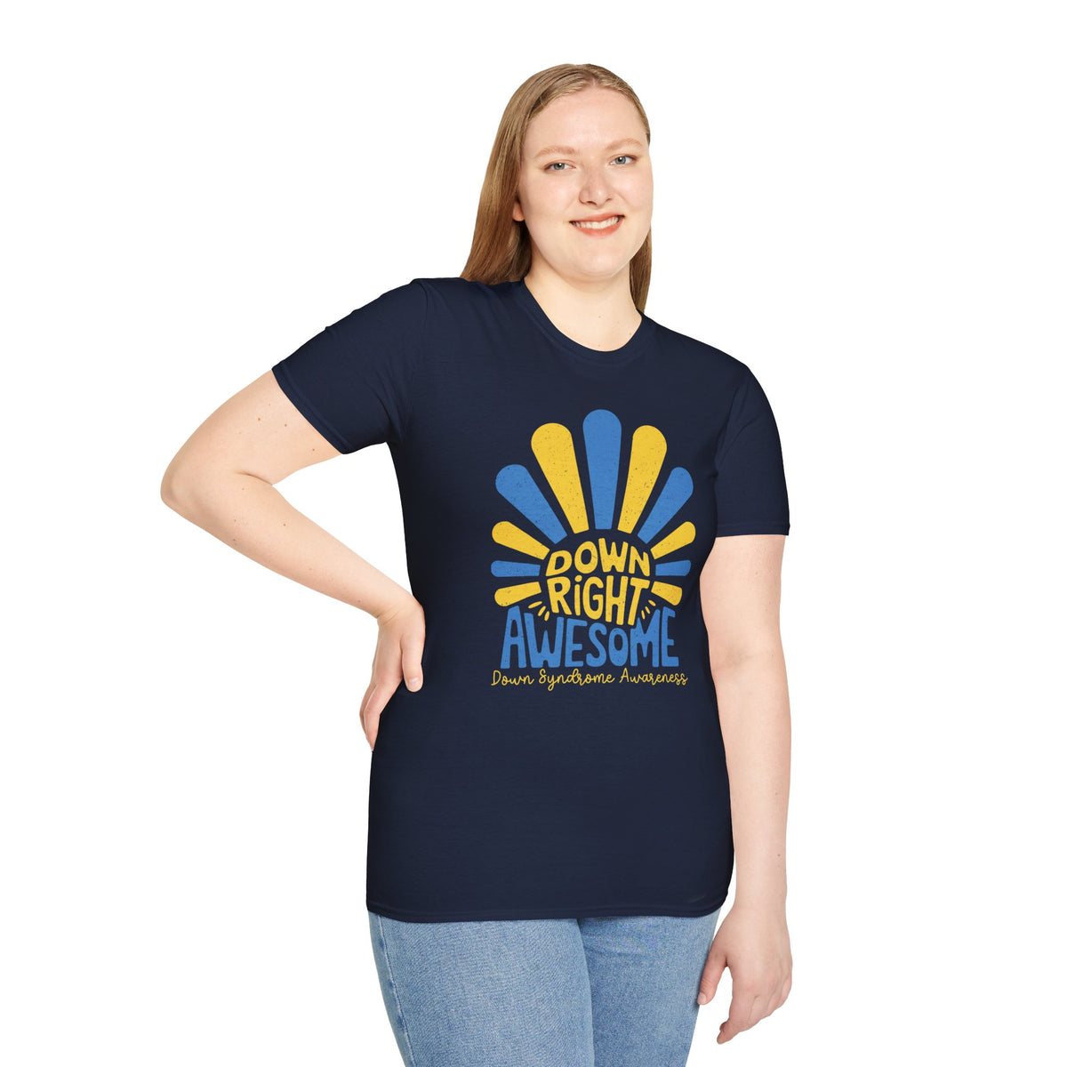 Down Right Awesome - Down Syndrome Awareness T-Shirt