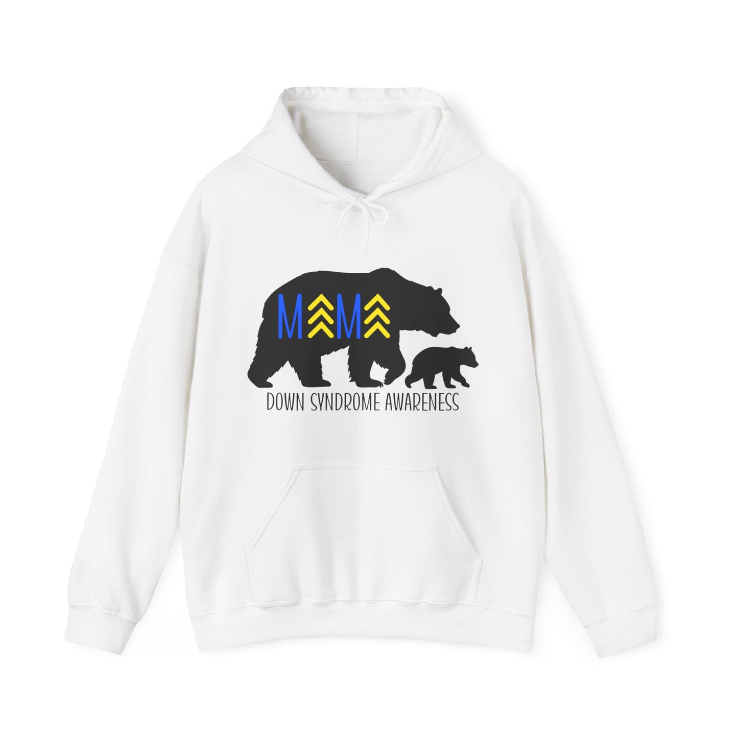 Down Syndrome Mama Bear - Unisex Heavy Blend™ Hooded Sweatshirt