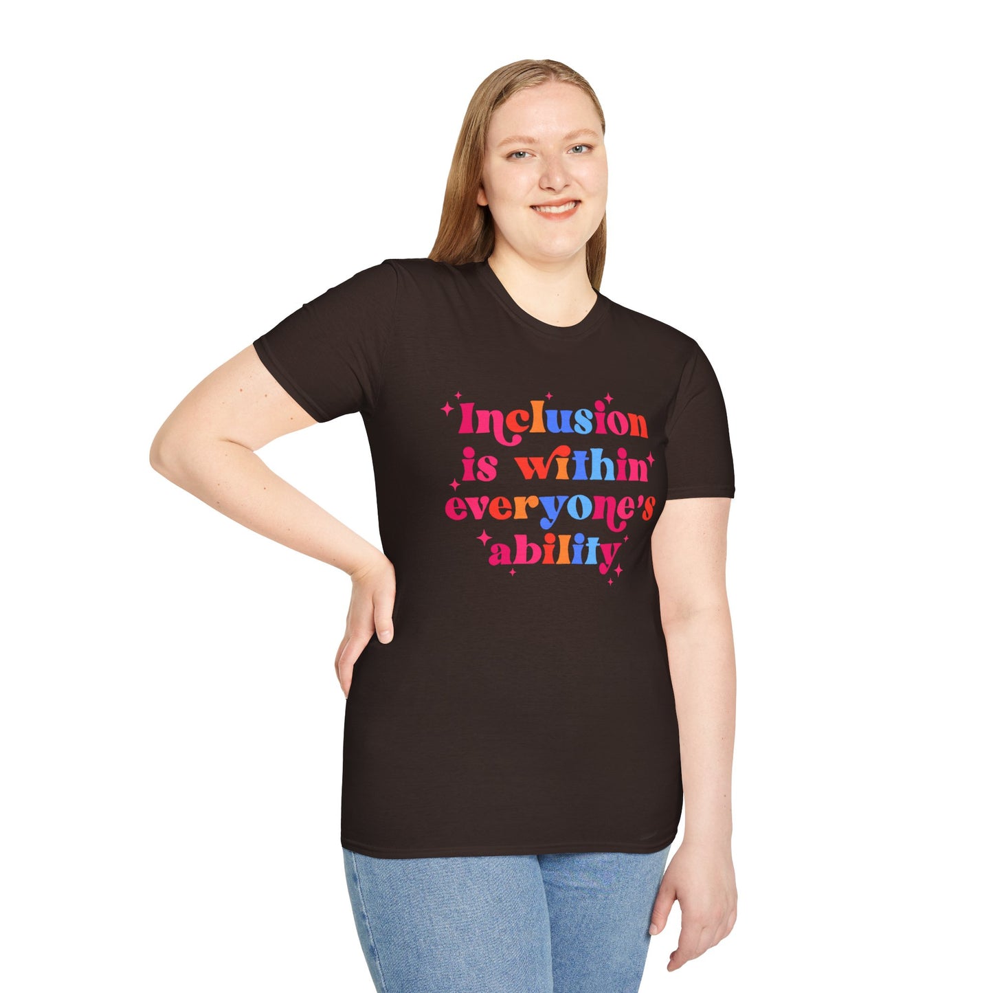 "Inclusion Is Within Everyone’s Ability" T-Shirt — Disability Awareness Tee