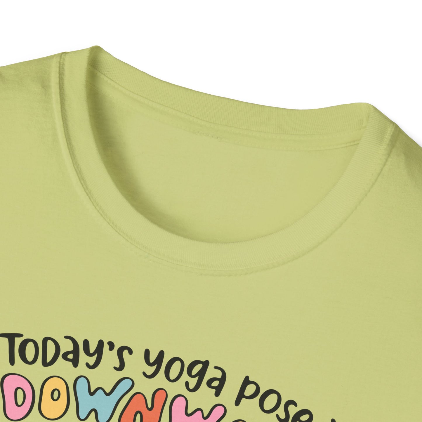 Funny Possum T-Shirt — "Today's Yoga Pose is Downward Spiral"