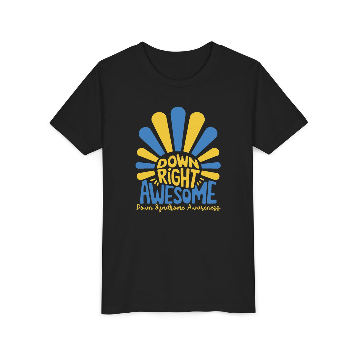 Down Right Awesome - Down Syndrome Awareness Youth Tee