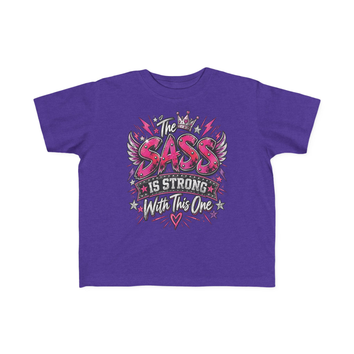 The Sass Is Strong With This One Toddler Tee – Rocker Kids Shirt
