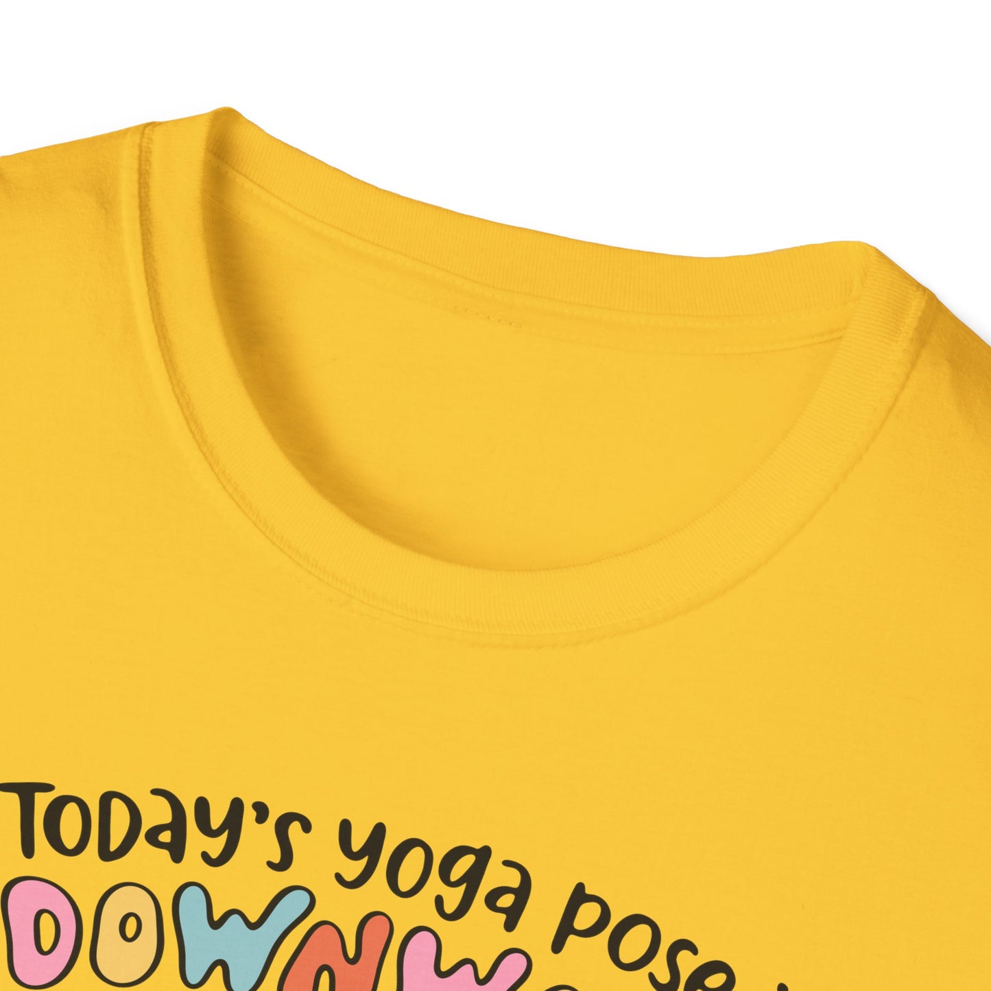 Funny Possum T-Shirt — "Today's Yoga Pose is Downward Spiral"