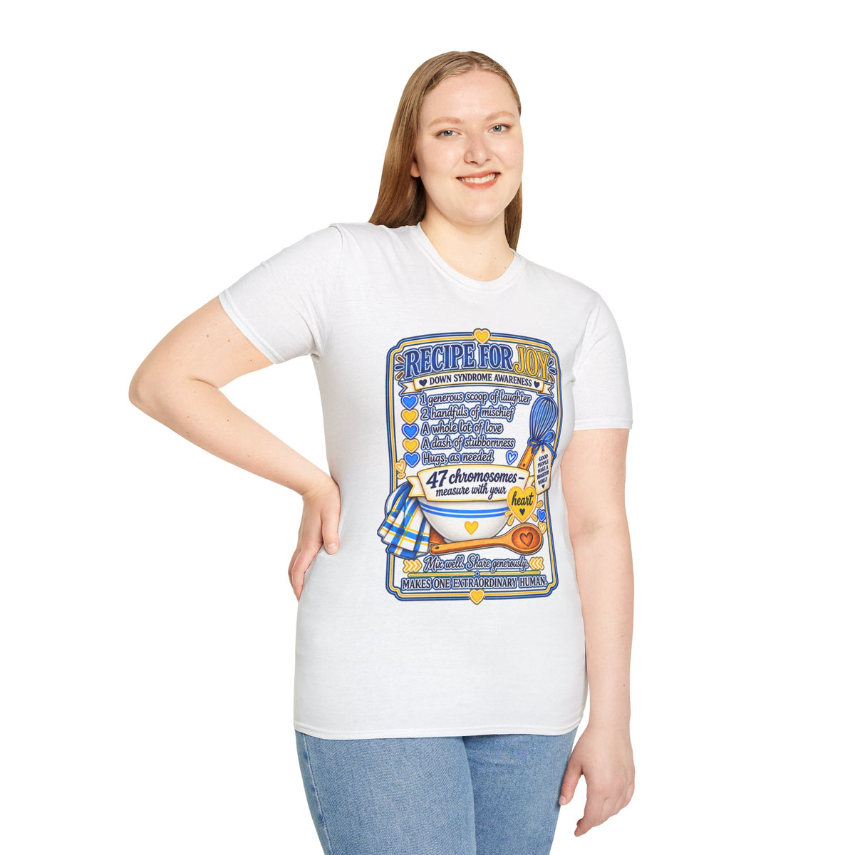 Recipe for Joy Down Syndrome Awareness Shirt