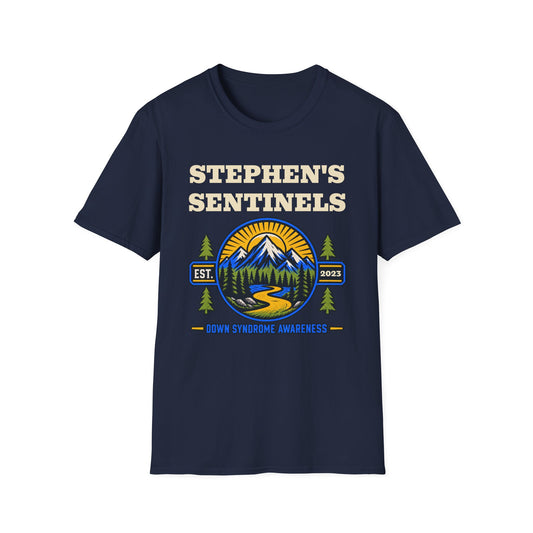 Personalized Down Syndrome Team Shirt – Custom Mountain Adventure Tee