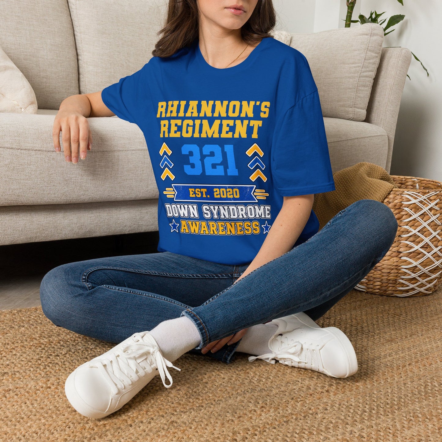 Personalized Down Syndrome Team Shirt – Custom Varsity Team Tee