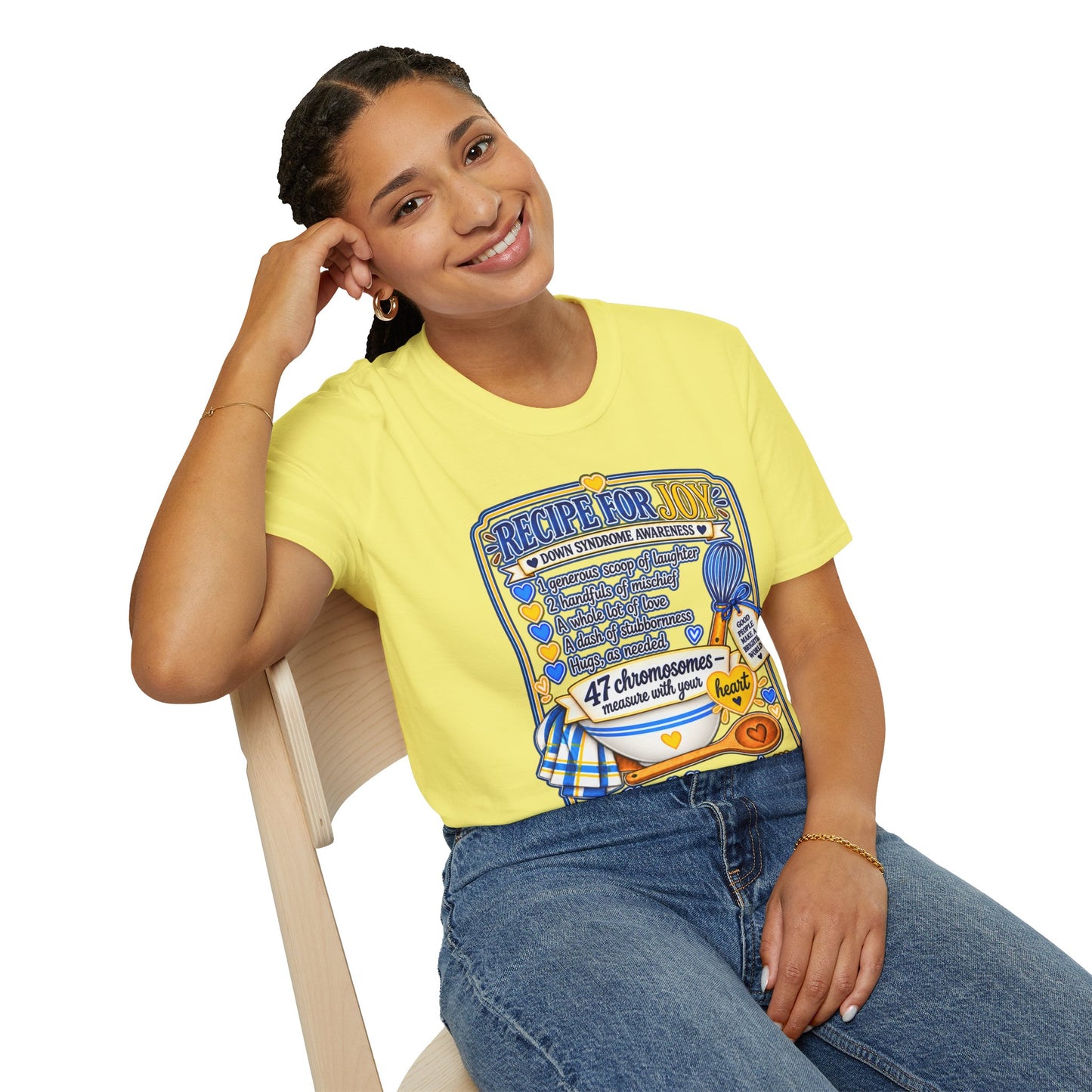 Recipe for Joy Down Syndrome Awareness Shirt