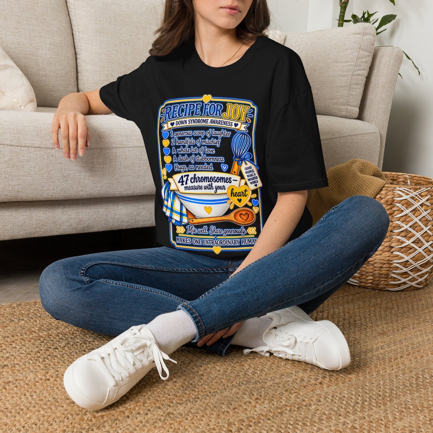 Recipe for Joy Down Syndrome Awareness Shirt
