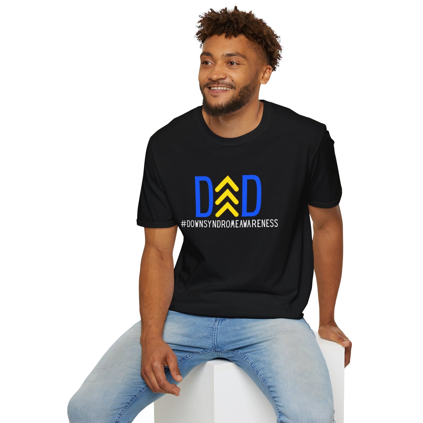 Down Syndrome Dad - Unisex Softstyle T-Shirt