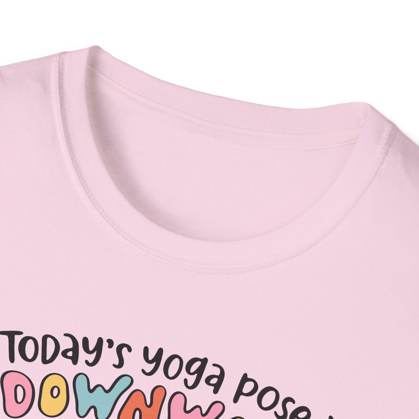 Funny Possum T-Shirt — "Today's Yoga Pose is Downward Spiral"