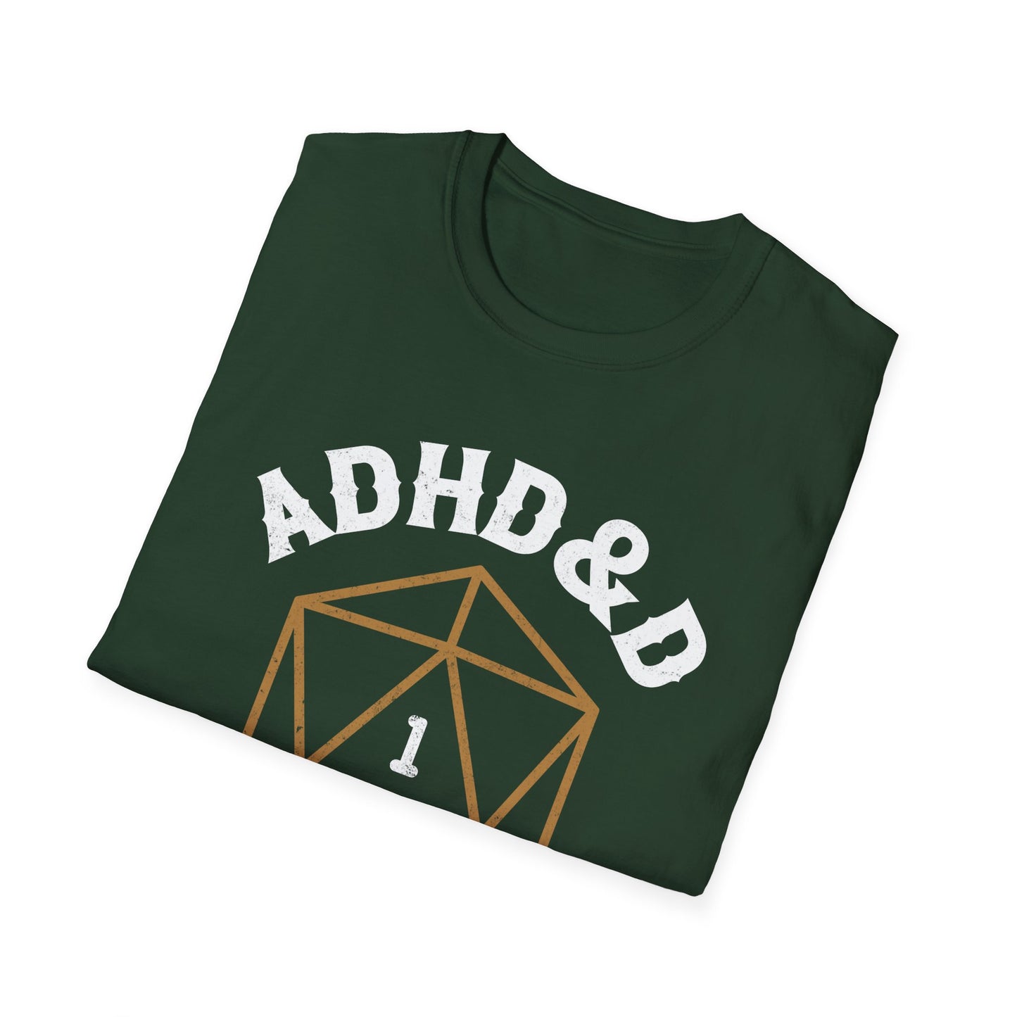ADHD&D "Roll for Concentration" T-Shirt – Funny Gamer ADHD Awareness Tee