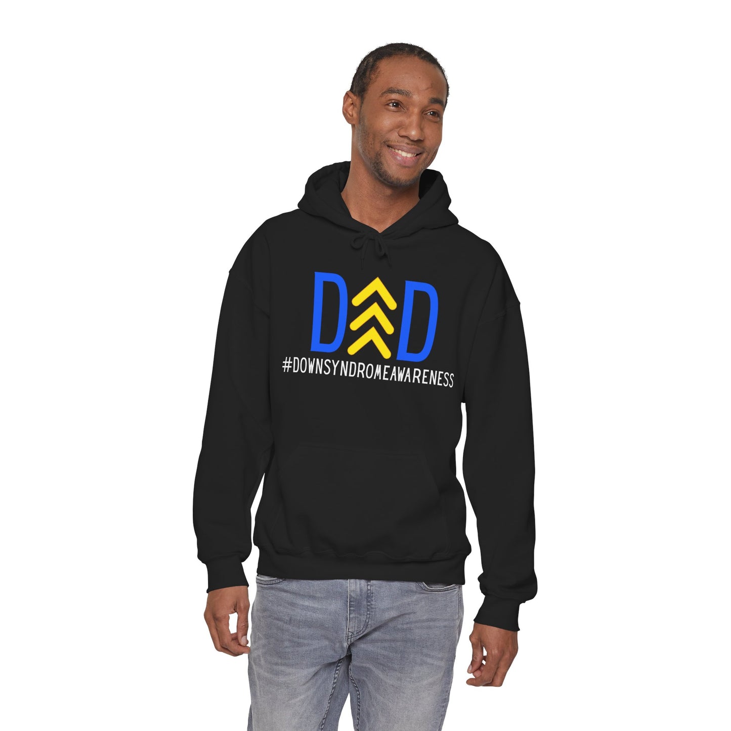 Down Syndrome Dad - Unisex Heavy Blend™ Hooded Sweatshirt