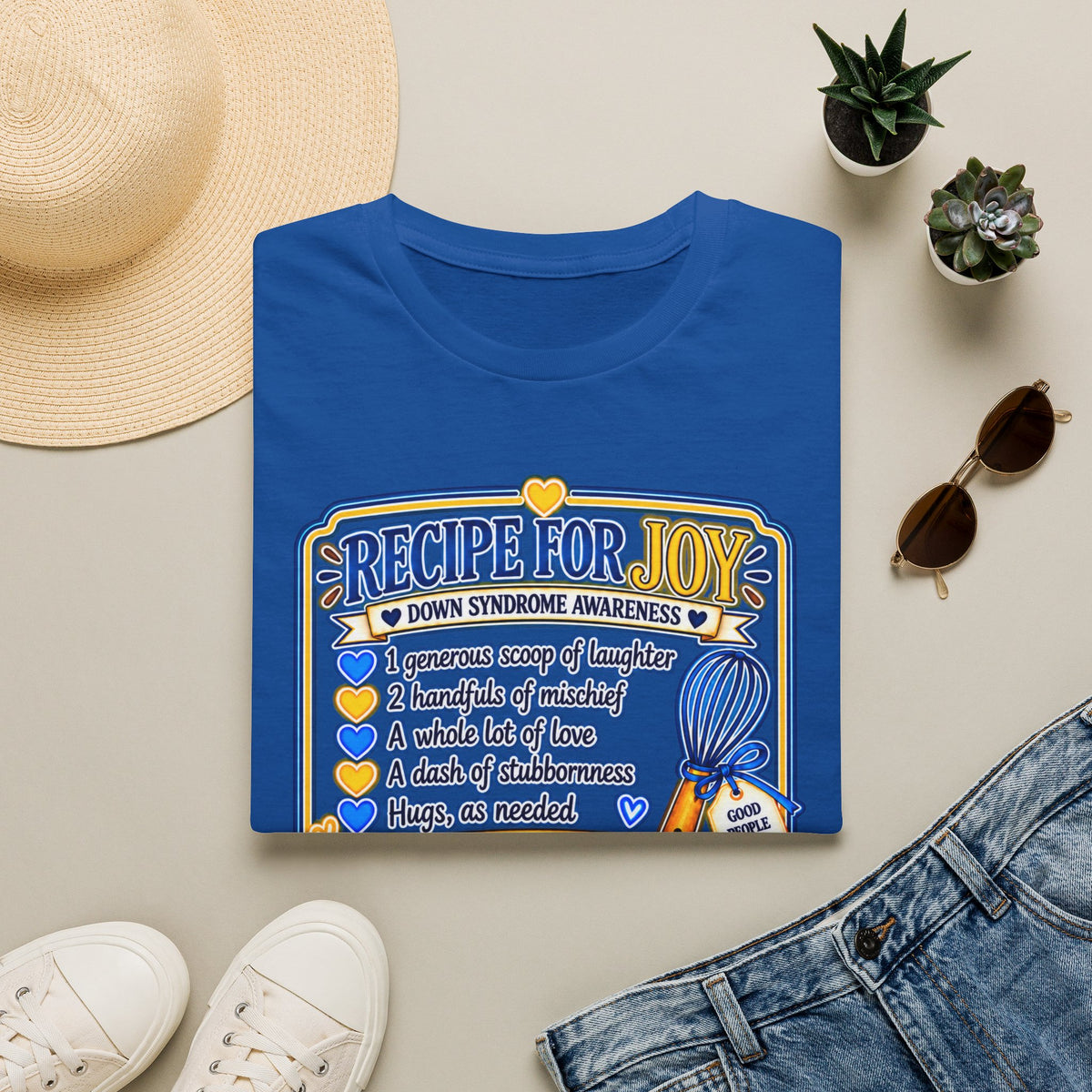 Recipe for Joy Down Syndrome Awareness Shirt