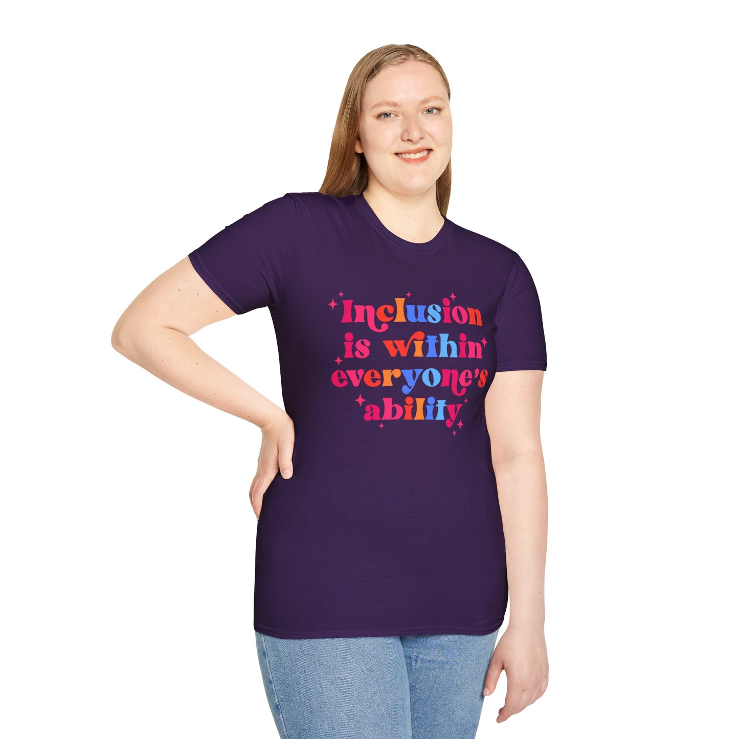"Inclusion Is Within Everyone’s Ability" T-Shirt — Disability Awareness Tee