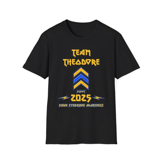 Personalized Down Syndrome Team Shirt – Custom Heavy Metal Team Tee