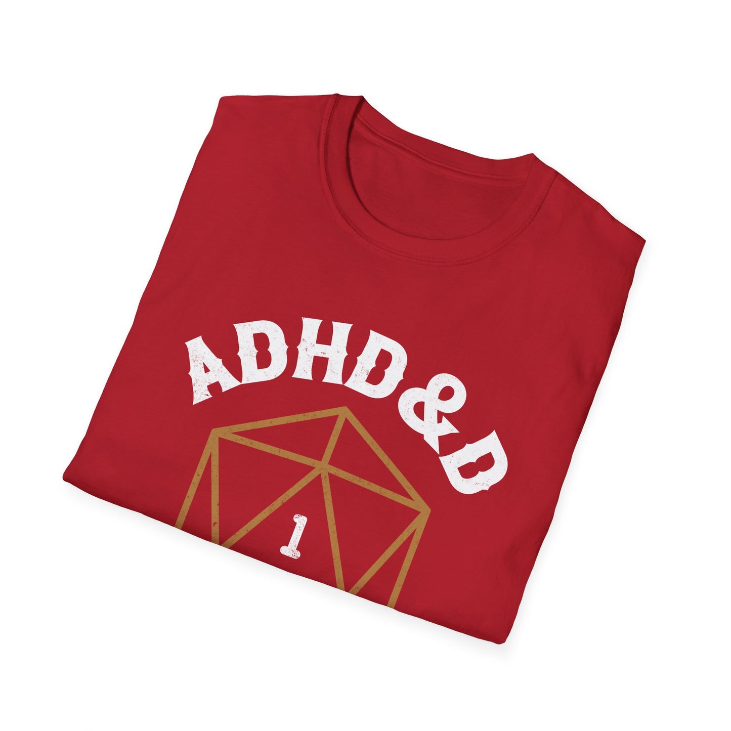 ADHD&D "Roll for Concentration" T-Shirt – Funny Gamer ADHD Awareness Tee