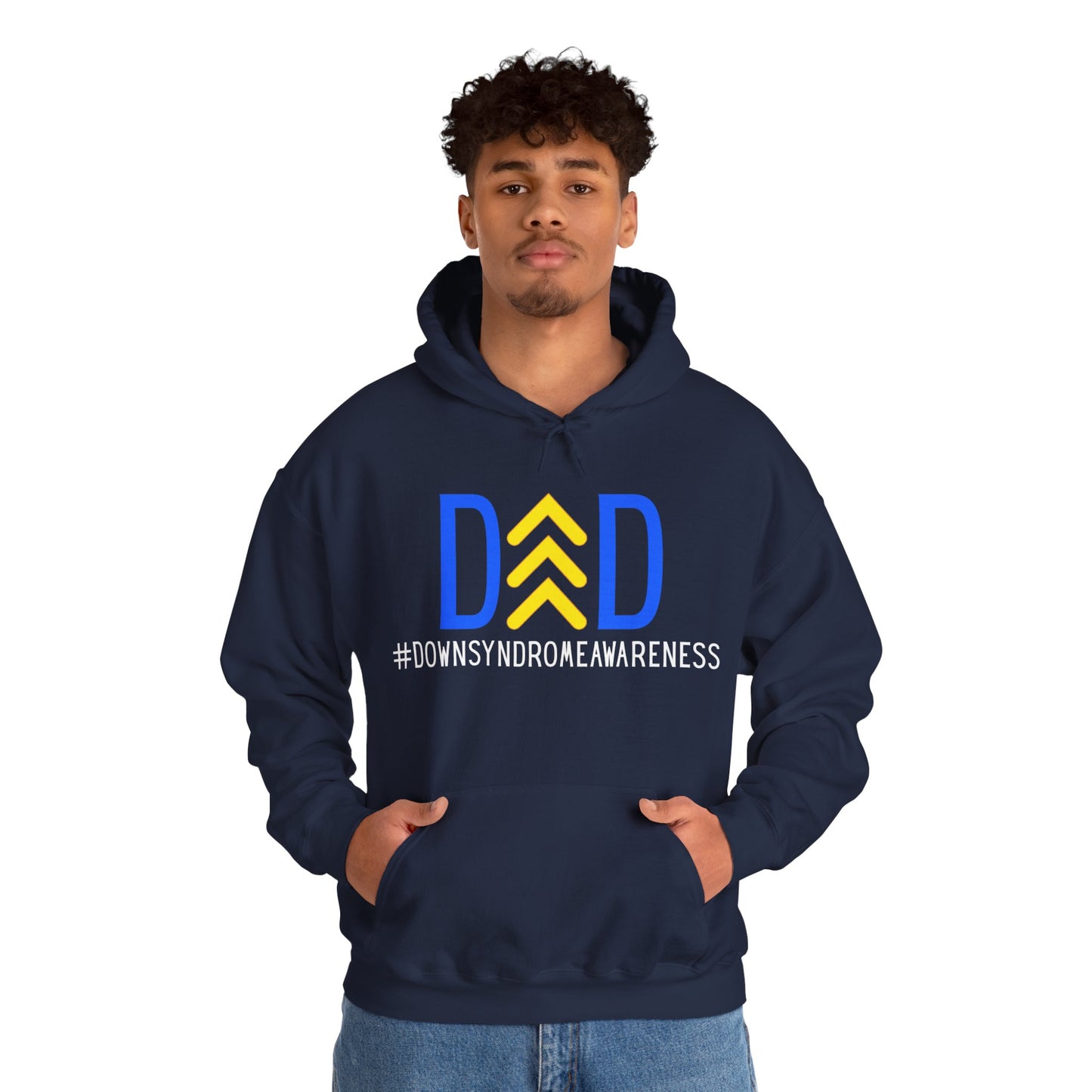 Down Syndrome Dad - Unisex Heavy Blend™ Hooded Sweatshirt