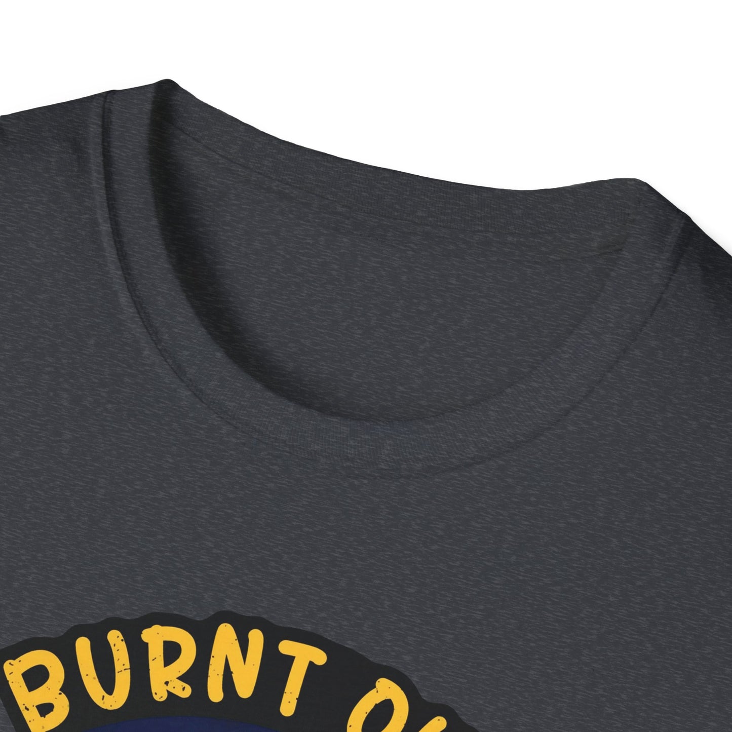 "Burnt Out But Optimistic" T-Shirt — Cute Retro Campfire Graphic Tee