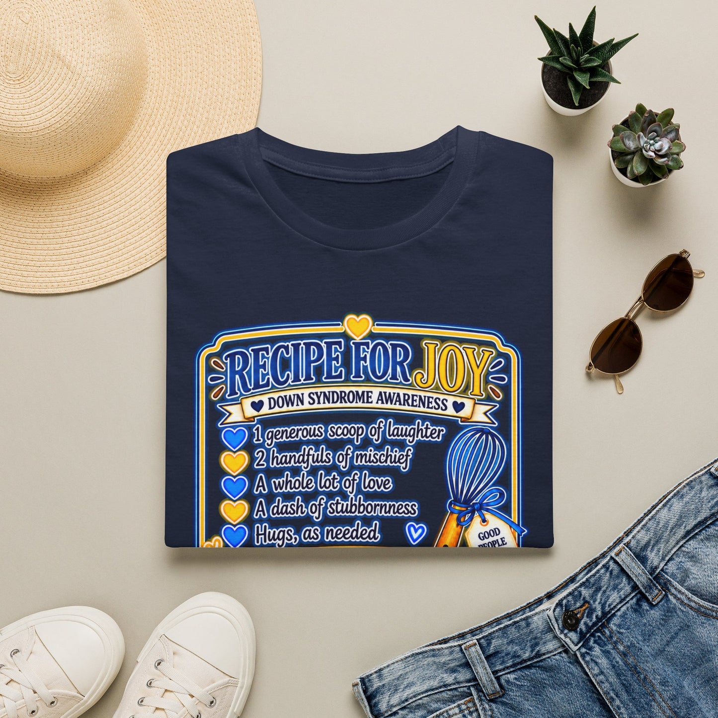 Recipe for Joy Down Syndrome Awareness Shirt
