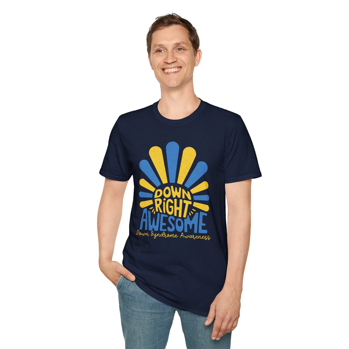 Down Right Awesome - Down Syndrome Awareness T-Shirt
