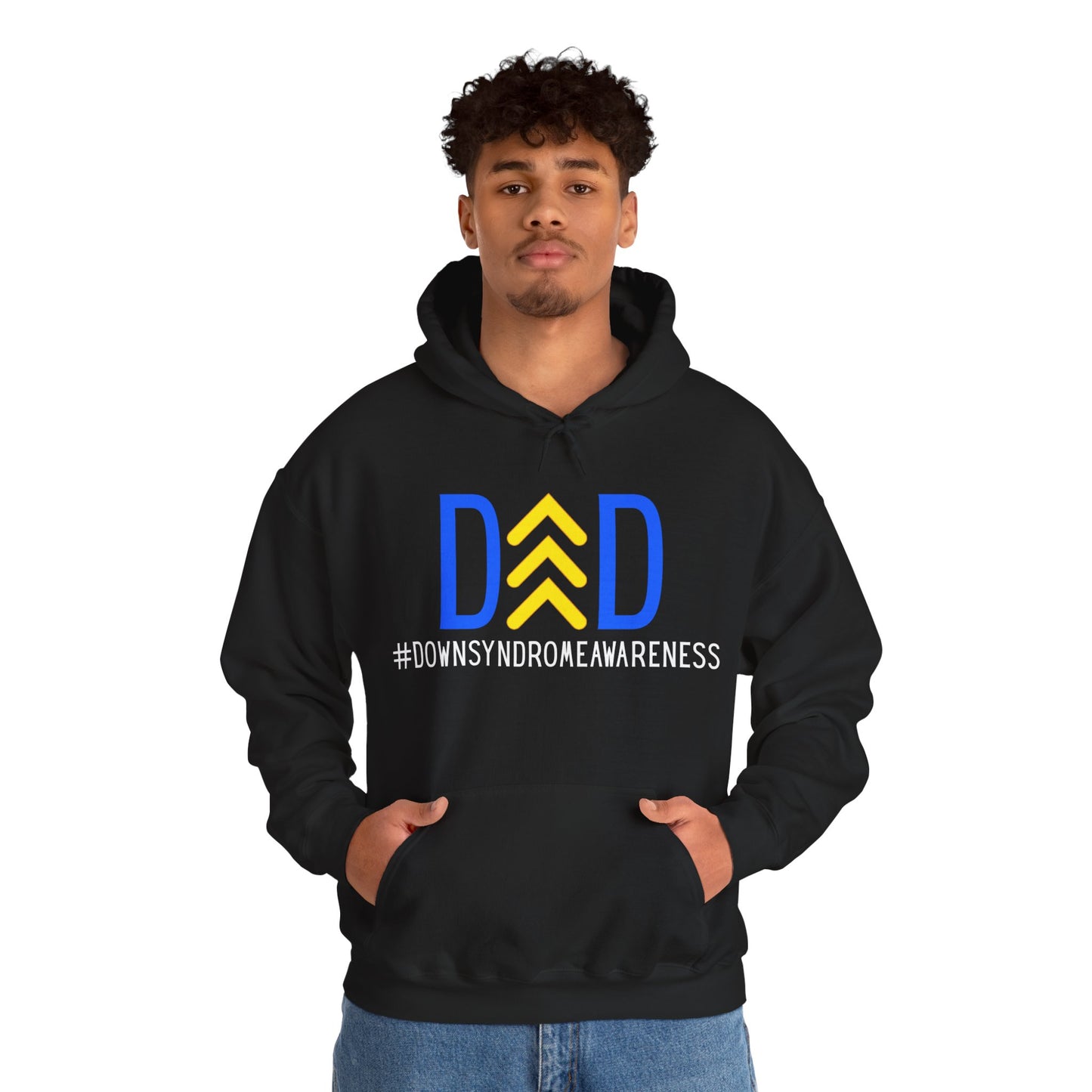 Down Syndrome Dad - Unisex Heavy Blend™ Hooded Sweatshirt