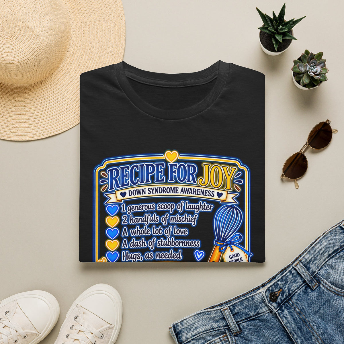 Recipe for Joy Down Syndrome Awareness Shirt