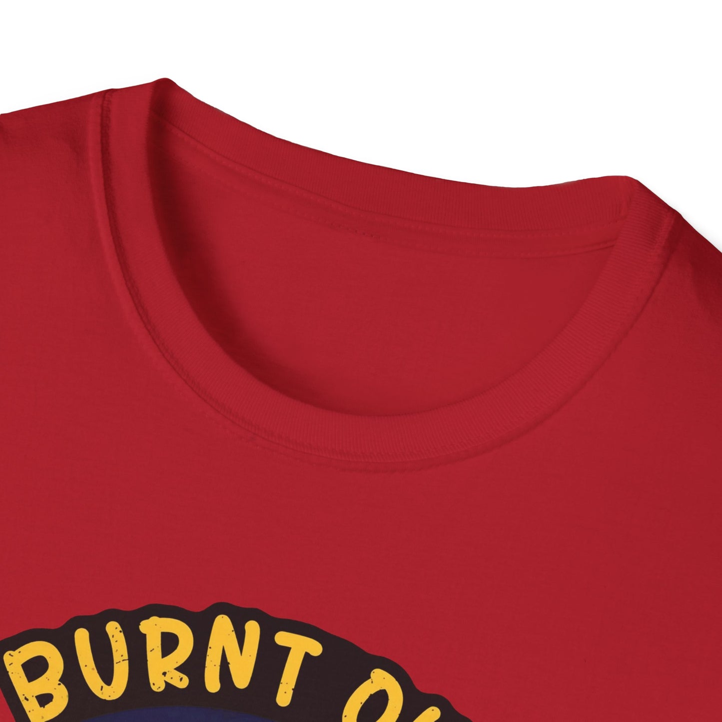"Burnt Out But Optimistic" T-Shirt — Cute Retro Campfire Graphic Tee