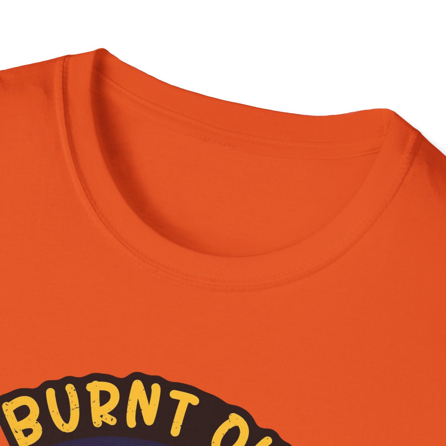 "Burnt Out But Optimistic" T-Shirt — Cute Retro Campfire Graphic Tee