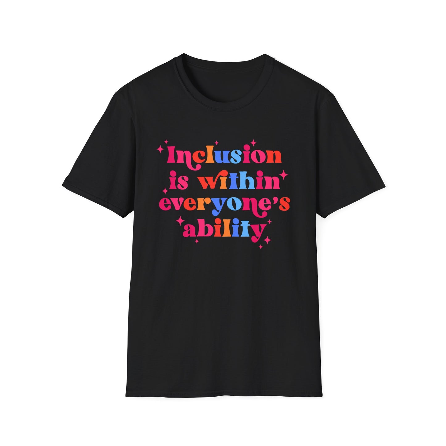 "Inclusion Is Within Everyone’s Ability" T-Shirt — Disability Awareness Tee