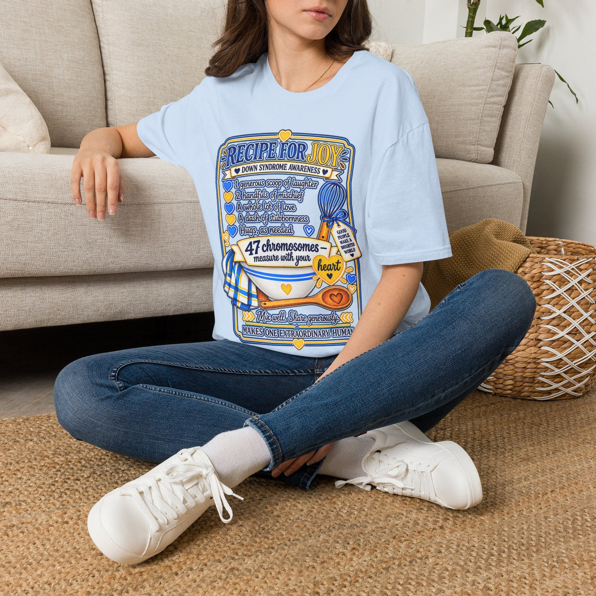 Recipe for Joy Down Syndrome Awareness Shirt