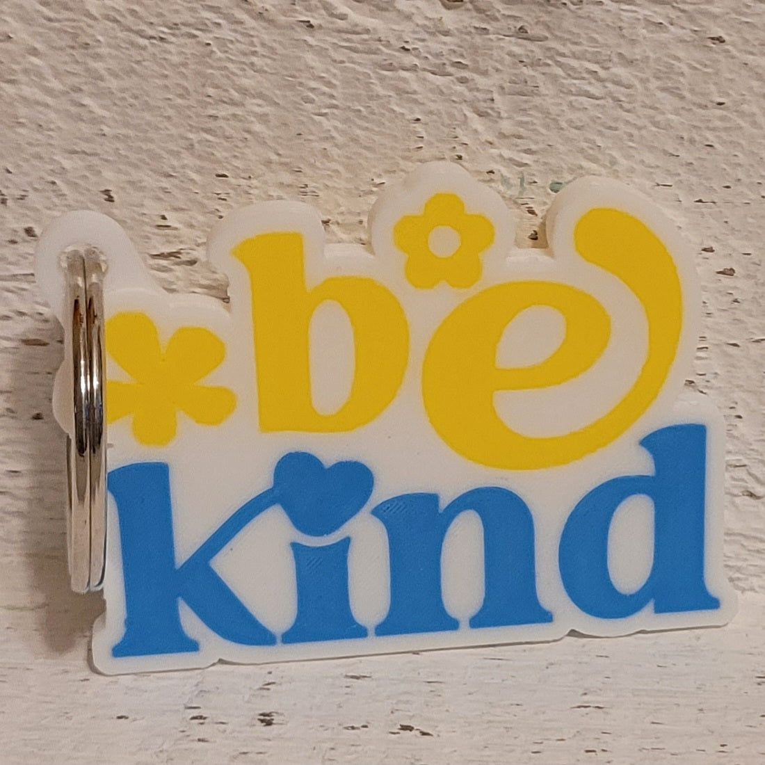 Be Kind – 3D Printed Keychain