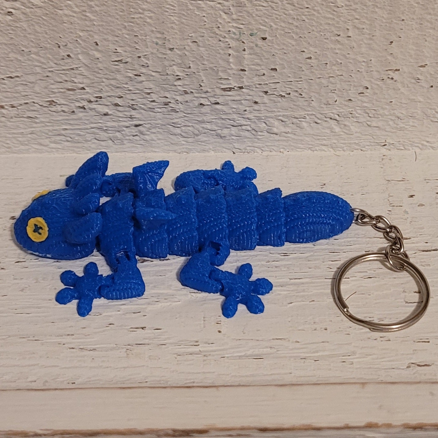 Knitted Dragon – Articulated 3D Printed Keychain