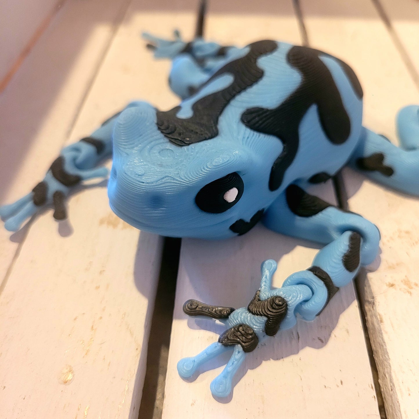 Glow-in-the-Dark Frog – Articulated 3D Printed Fidget