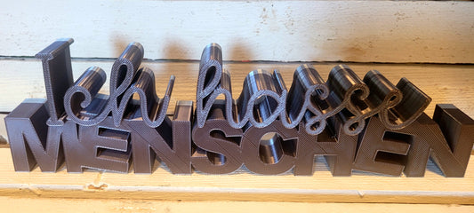 “Ich hasse Menschen” Desk Sign